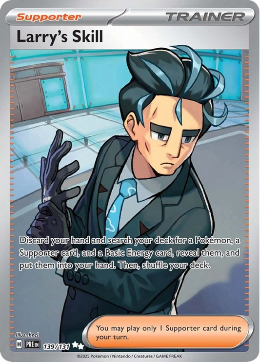 Larry's Skill - Scarlet & Violet Prismatic Evolution - 139/131