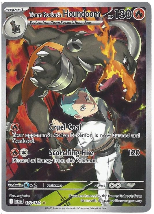 Team Rocket's Houndoom - Scarlet & Violet Destined Rivals - 191/182