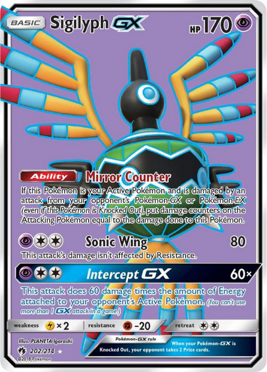 Sigilyph GX - Sun & Moon Lost Thunder - 202/214