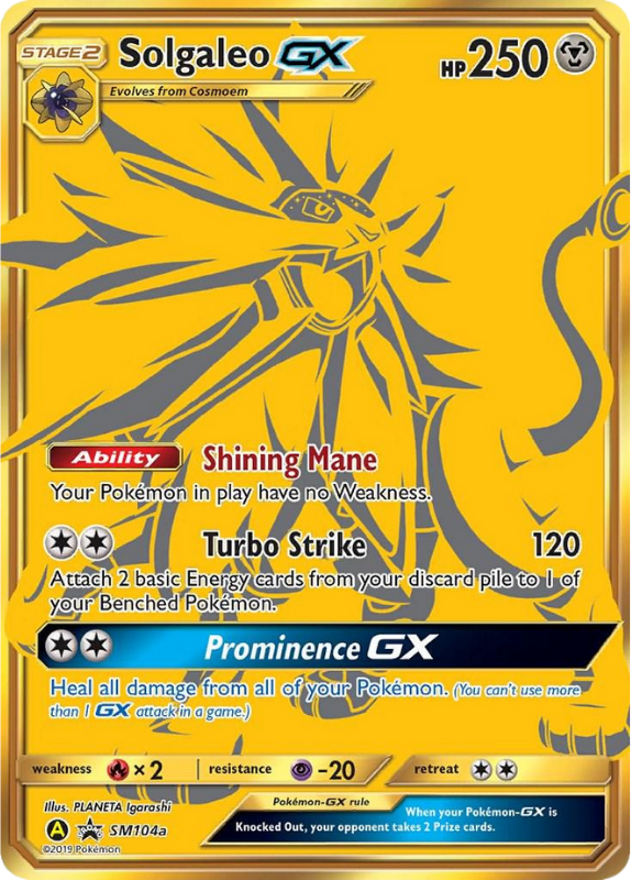 Solgaleo GX - Sun & Moon Promo - SM104a