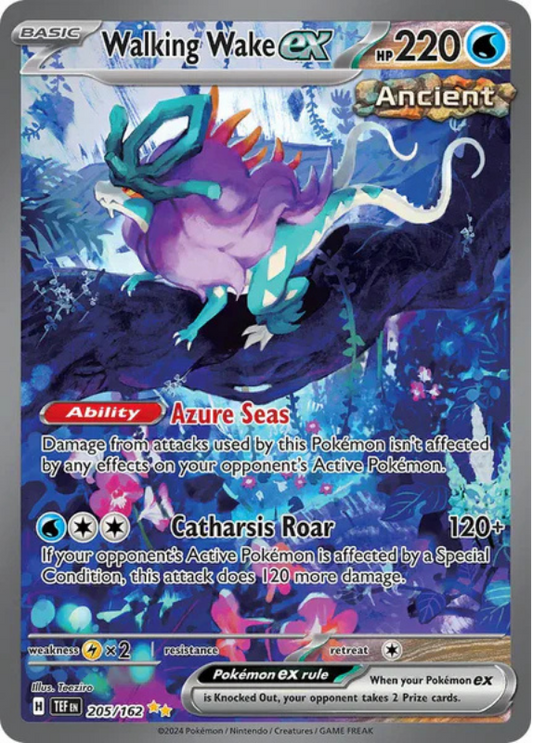 Walking Wake EX - Scarlet & Violet Temporal Forces - 205/162